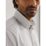 State of Art Heren overhemd lange mouw wit (Maat: S) - Effen