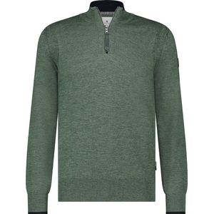 State Of Art Half Zip Trui Groen - Heren - Pullovers