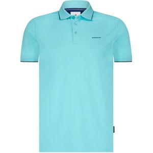 State of Art Poloshirt Piqué Hellblau - Größe 3XL