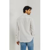 State of Art - Casual Overhemd - Wit - Katoen/Polyester