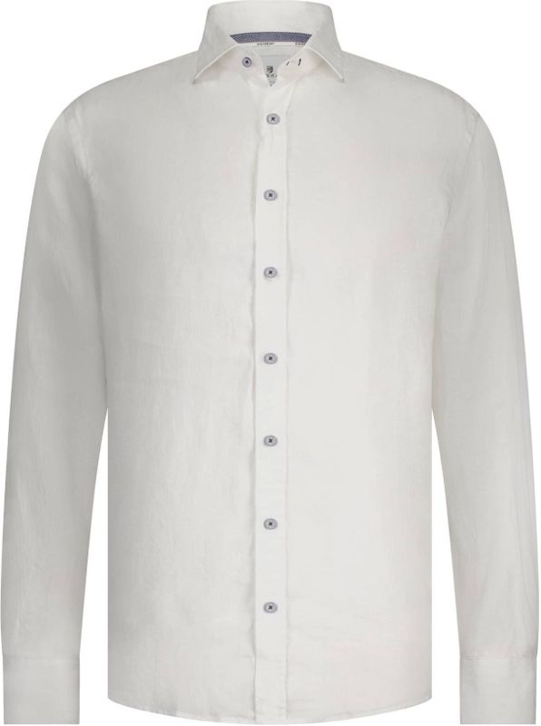 State of Art - Casual Overhemd - Wit - Katoen/Polyester