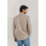 State of Art - Casual Overhemd - Beige - Katoen - Lange Mouwen