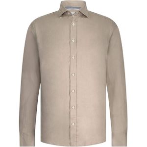 State of Art - Casual Overhemd - Beige - Katoen - Lange Mouwen