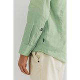 State of Art, Heren, Overhemden, Groen, Maat: M Linnen,