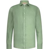State of Art, Heren, Overhemden, Groen, Maat: M Linnen,