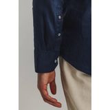 State of Art - Overhemd - Blauw - Linnen - Lange Mouw