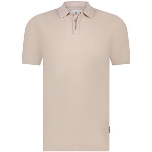 State of Art - Polo - Beige - Katoen - Wijde Fit