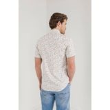 State of Art - Overhemd - Katoen - Blauw - Korte Mouwen