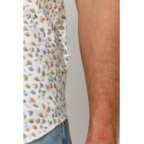 State of Art - Overhemd - Katoen - Blauw - Korte Mouwen