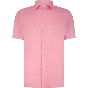 State of Art - Overhemd - Korte Mouw - Roze - Katoen - SS Plain Struc