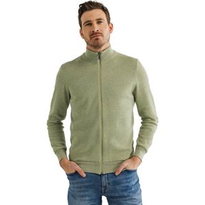 State of Art gebreid vest limegroen