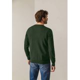 State of Art Heren trui groen (Maat: S) - Effen - Halslijn: V-hals,