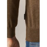 State of Art Heren trui bruin (Maat: S) - Effen - Halslijn: V-hals,