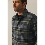 State of Art - Overshirt - Blauw en Olijfgroen - Geruit - 100% Katoen