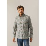 State of Art - Overhemd - Groen - Regular Fit - Lange Mouwen