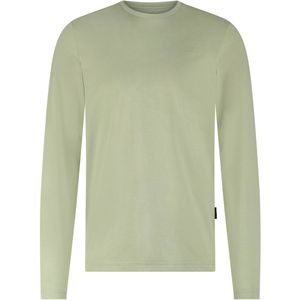 State of Art Heren longsleeve groen (Maat: S) - Effen - Halslijn: Ronde hals,