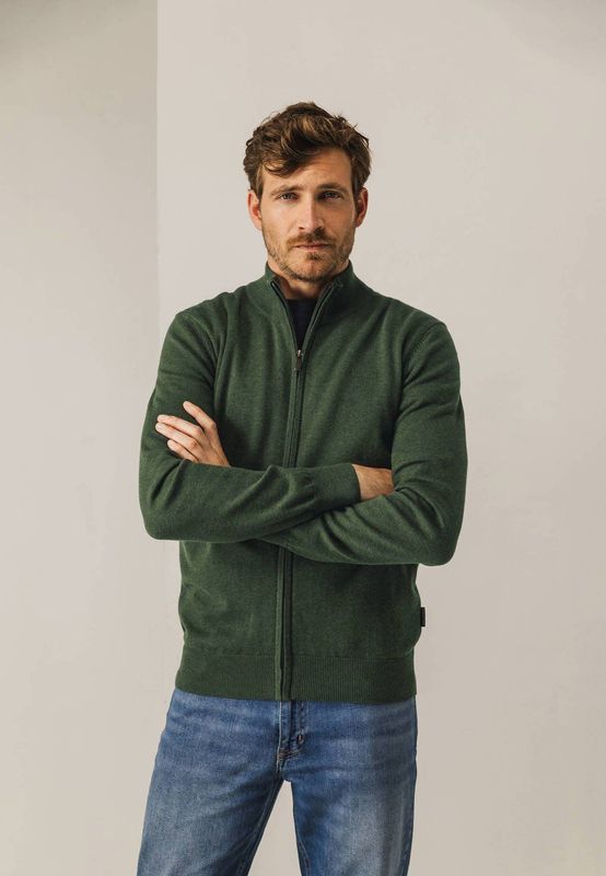 State of Art - Gebreid Vest - Groen