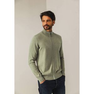 State of Art - Gebreid Vest - Olijfgroen