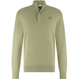 State of Art - Trui Halfzip - Donker Groen - Sweater