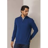 State of Art - Pullover Sportzip Fa - Effen - Beige - Halslijn: Opstaande Kraag met Rits