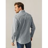 State Of Art - Overhemd - Blauw - Leafs - Casual