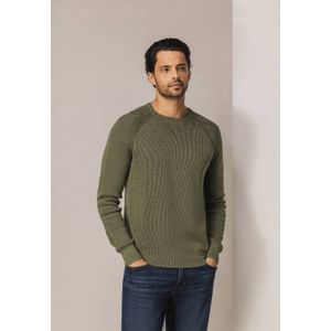 State of Art - Pullovers - Donkergroen - Ingebreid Patroon