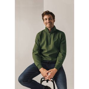 State of Art - Sweater - Donkergroen - Regular Fit - Lange Mouwen