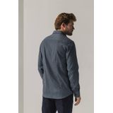 State of Art - Overhemd - Marine - Allover Print - Regular Fit