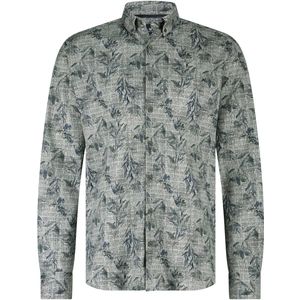 State of Art - Overhemd - Kobalt Blauw - Allover Print