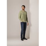 State Of Art - Trui Structure V-Neck - Groen - Heren - Pullovers