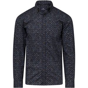 State of Art - Overhemd - Blad Motief - 3XL - Regular Fit