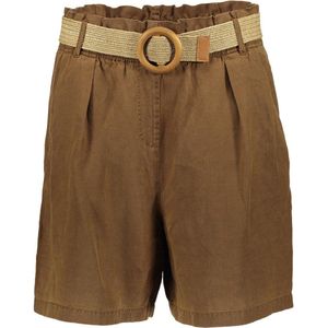 Geisha Broek Paperbag Shorts 41066 10 000775 Brown Dames