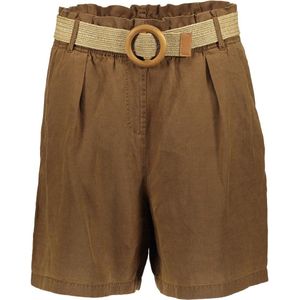 Geisha Broek Paperbag Shorts 41066-10 000775 Brown Dames