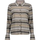 Geisha - Blouse - Zand/Zwart - Model 42664-20