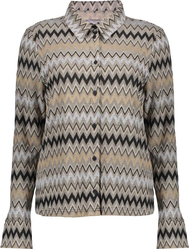 Geisha - Blouse - Zand/Zwart - Model 42664-20