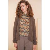 Geisha - Souspull - Zigzagmotief - Geel Oranje Groen Blauw