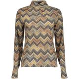 Geisha - Souspull - Zigzagmotief - Geel Oranje Groen Blauw