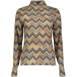 Geisha - Souspull - Zigzagmotief - Geel Oranje Groen Blauw