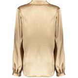 Geisha, Dames, Blouses & Shirts, Geel, Maat: S Satijn,