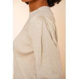 Geisha Trui Trui Met Pofmouwen En Glitter 44568 14 Off-white Lurex Dames