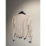 Geisha Trui Trui Met Pofmouwen En Glitter 44568 14 Off-white Lurex Dames