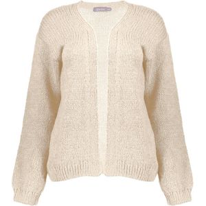 Geisha Vest Gebreid Vest 44585 70 10 Off-white Dames