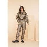 Vero Moda - Mink Broek - Zilver - 97% Polyester 3% Elastan