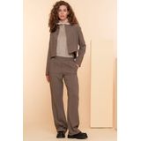 Geisha - 45561-60 - Jacket - Taupe - Bomber Collar