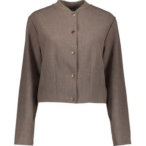 Geisha - 45561-60 - Jacket - Taupe - Bomber Collar