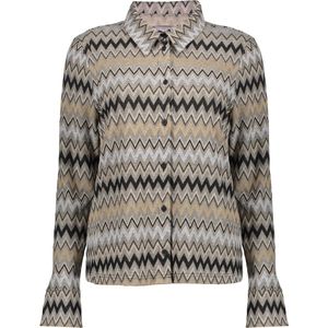 Geisha - Blouse - Zand/Zwart - Model 42664-20