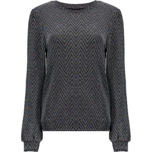 Geisha T-shirt Top Met Lurex Zigzag Print 43564 70 000625 Dames