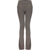 Geisha - Broek jacquard - Black/sand