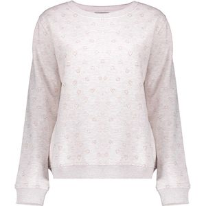 Geisha Trui Sweater Met Hartjes Patroon 42851 24 Sand Melange/gold Dames
