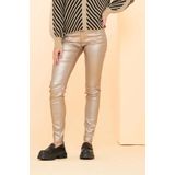 Geisha Broek Metallic Pantalon 41666 20 25 Gold Dames